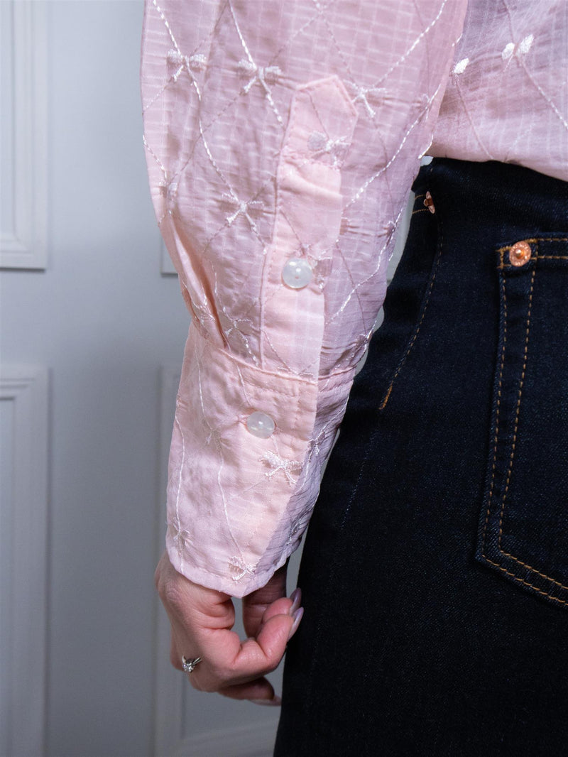 Janne Formoe Gladlaksblusen Pink