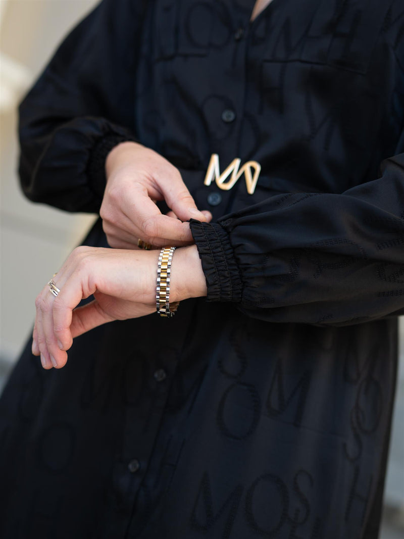 Mos Mosh Raya Monogram Dress