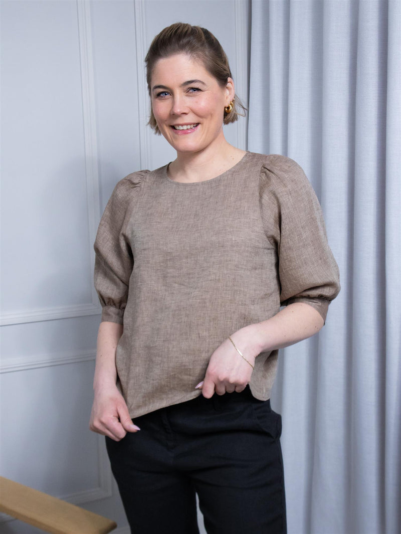 Stenströms Carmen Blouse Light Brown