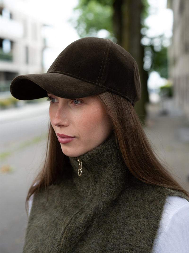 Ella&il Julie Velvet Cap Army