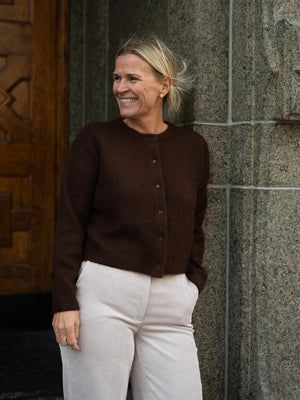 ONE and OTHER Toni Cardigan Espresso