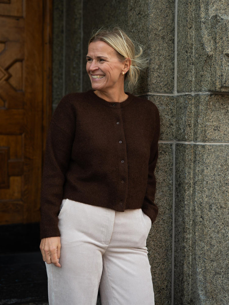 ONE and OTHER Toni Cardigan Espresso
