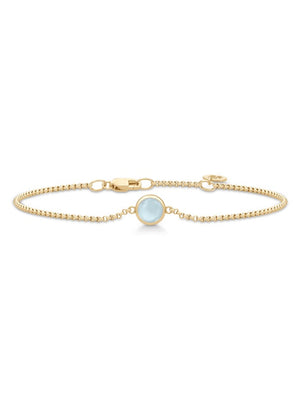 Julie Sandlau Primini Bracelet Milky Aqua Crystal