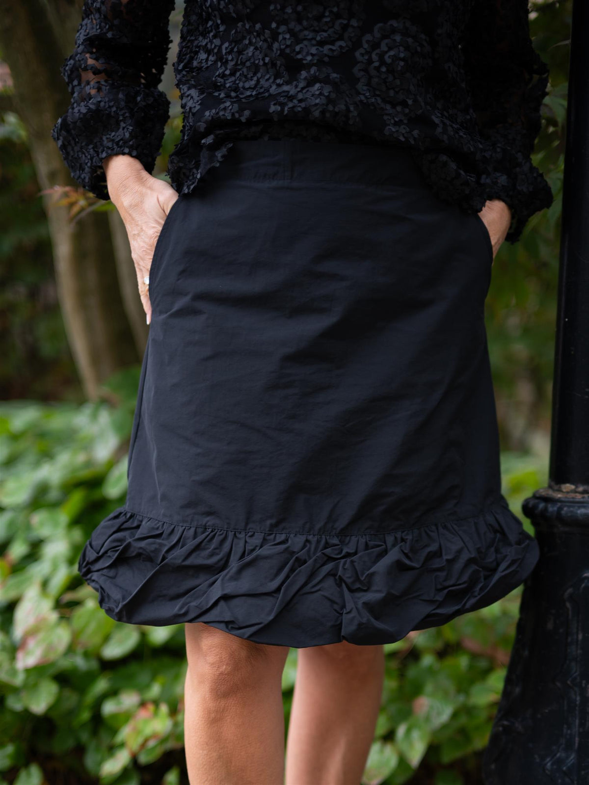 Fukkura Skirt Black