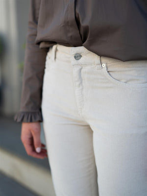 Gant Slim Flare Stretch Corduroy Putty