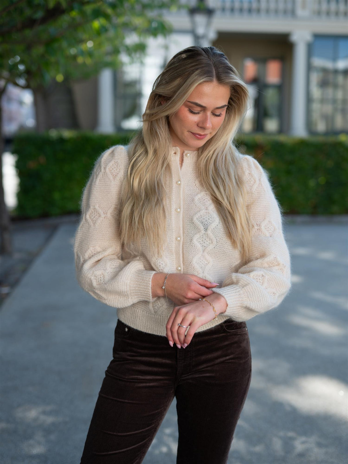 Emmy Cardigan Winter White