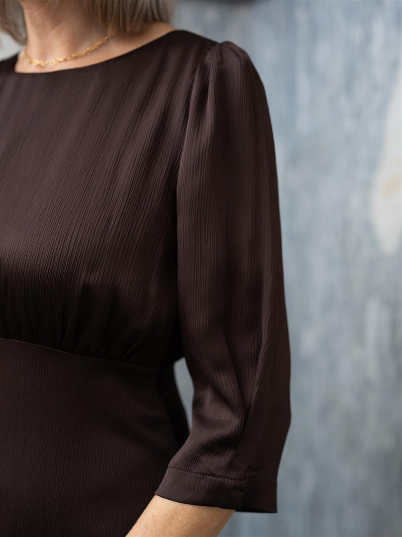 Riccovero Cinco Dress Brown