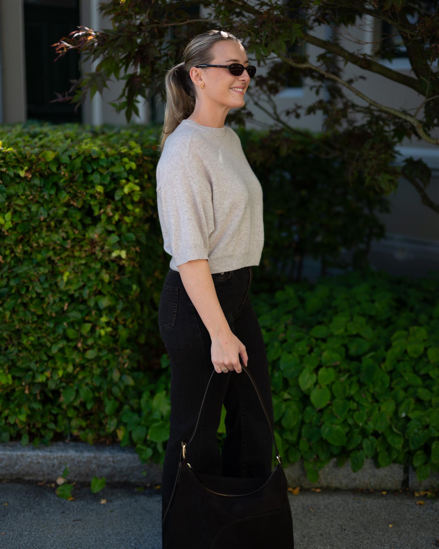 Lilou pullover ¾ Sand