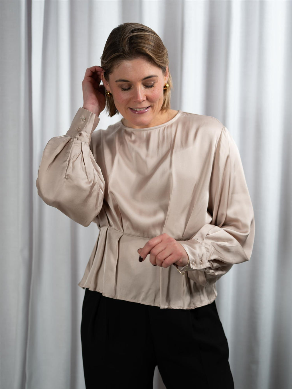 ONE and OTHER Luella Top Pale Blush