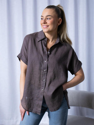 Sand Peppa Shirt BSS Brun