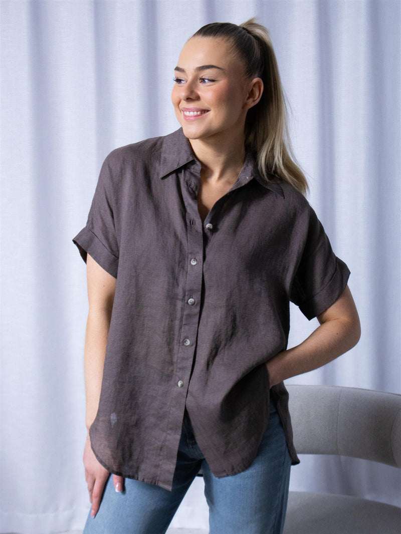 Sand Peppa Shirt BSS Brun