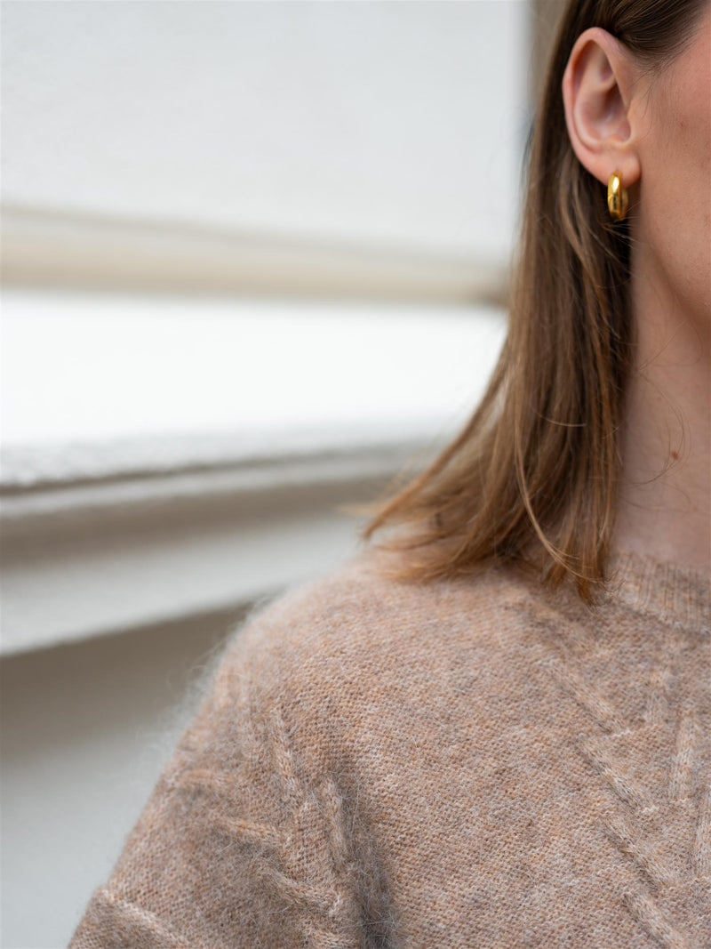 ONE and OTHER Marla Sweater Camel Melange