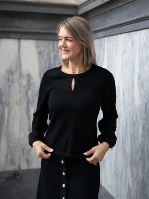 Busnel Esme Top Black