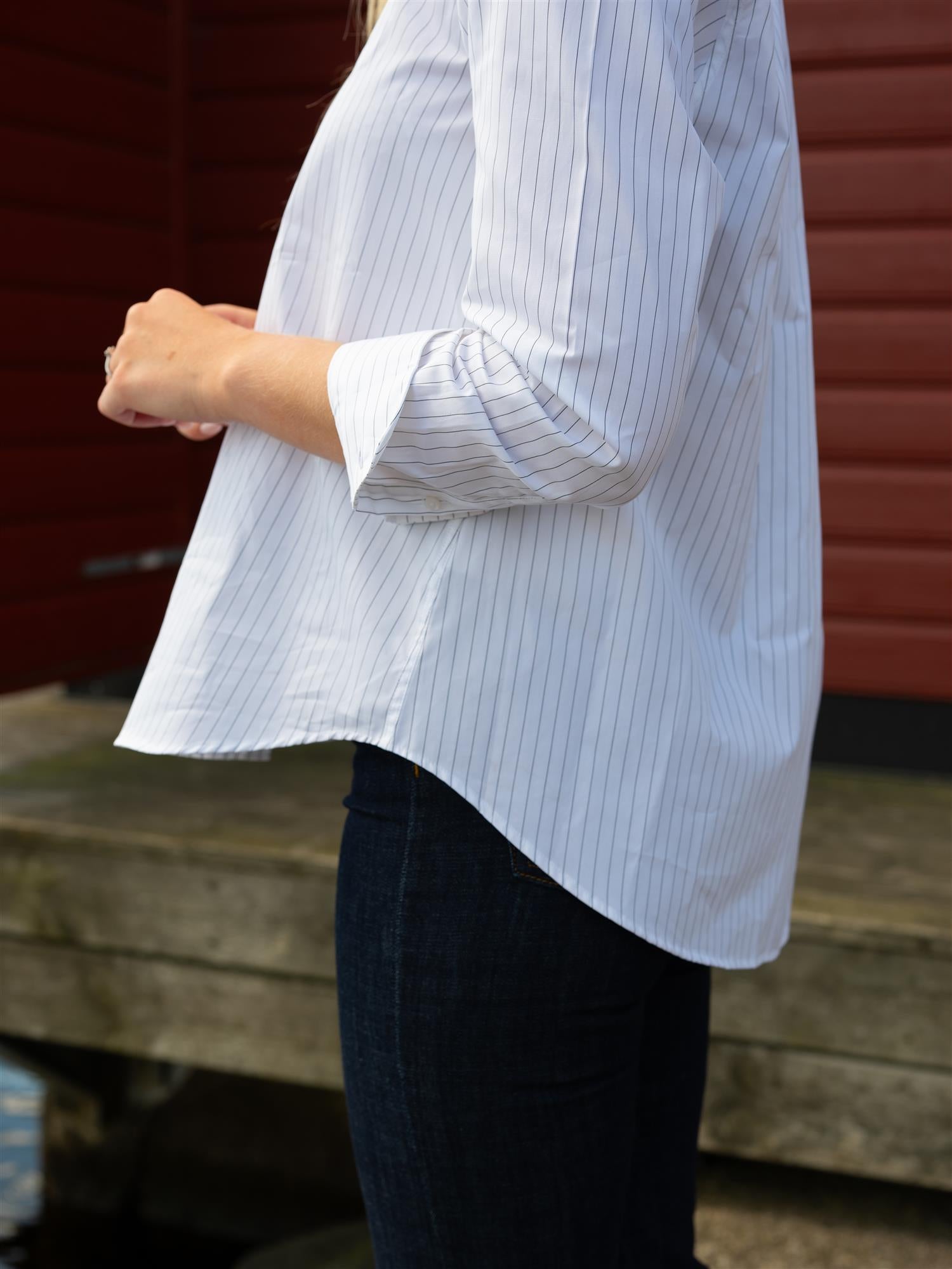 Julie Josephine Sophie Shirt White Stripe