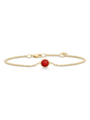 Julie Sandlau Primini Bracelet Red Coral Crystal