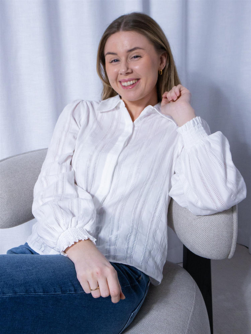 Camilla Pihl Serafina Blouse White