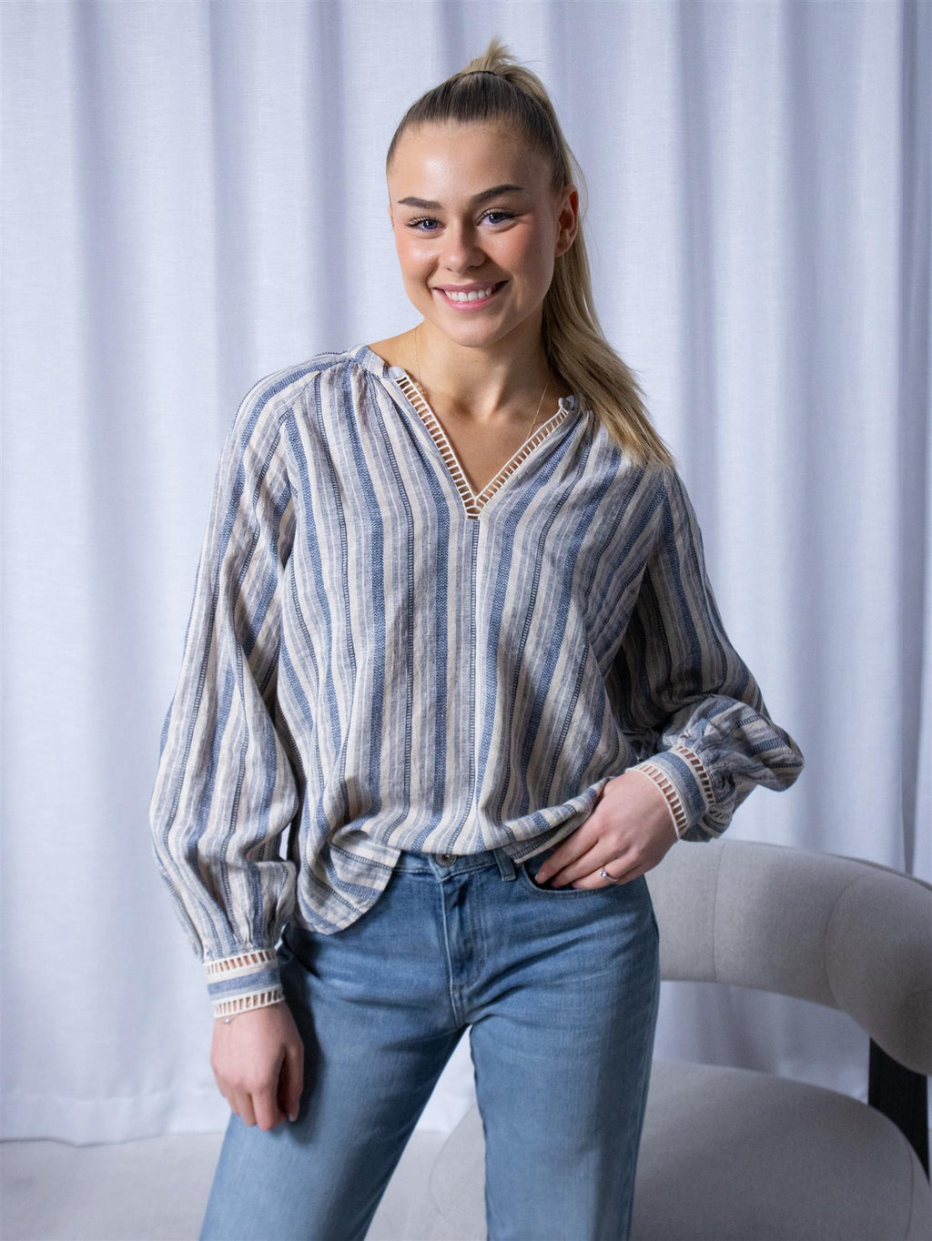 Mos Mosh Zeina Linen Blouse