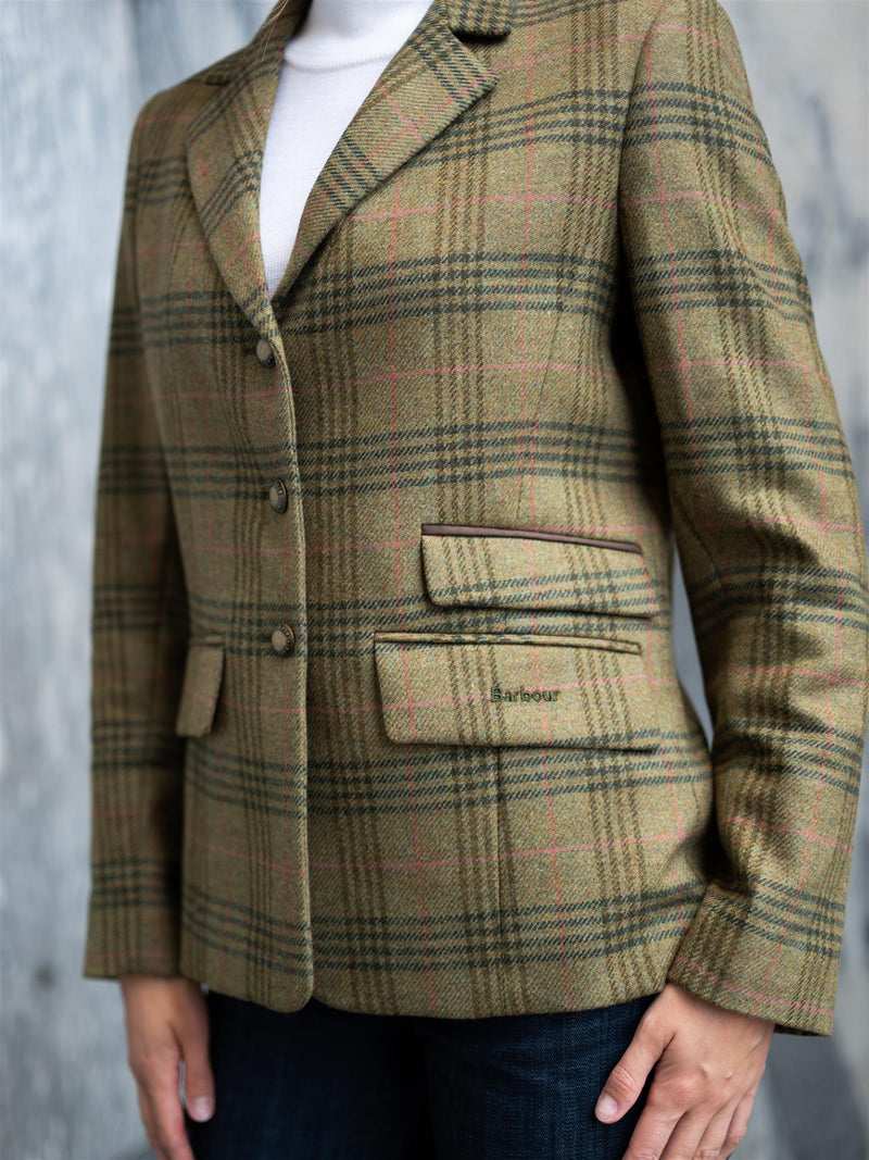 Barbour Carlby Tailored Jacket Dark Moss