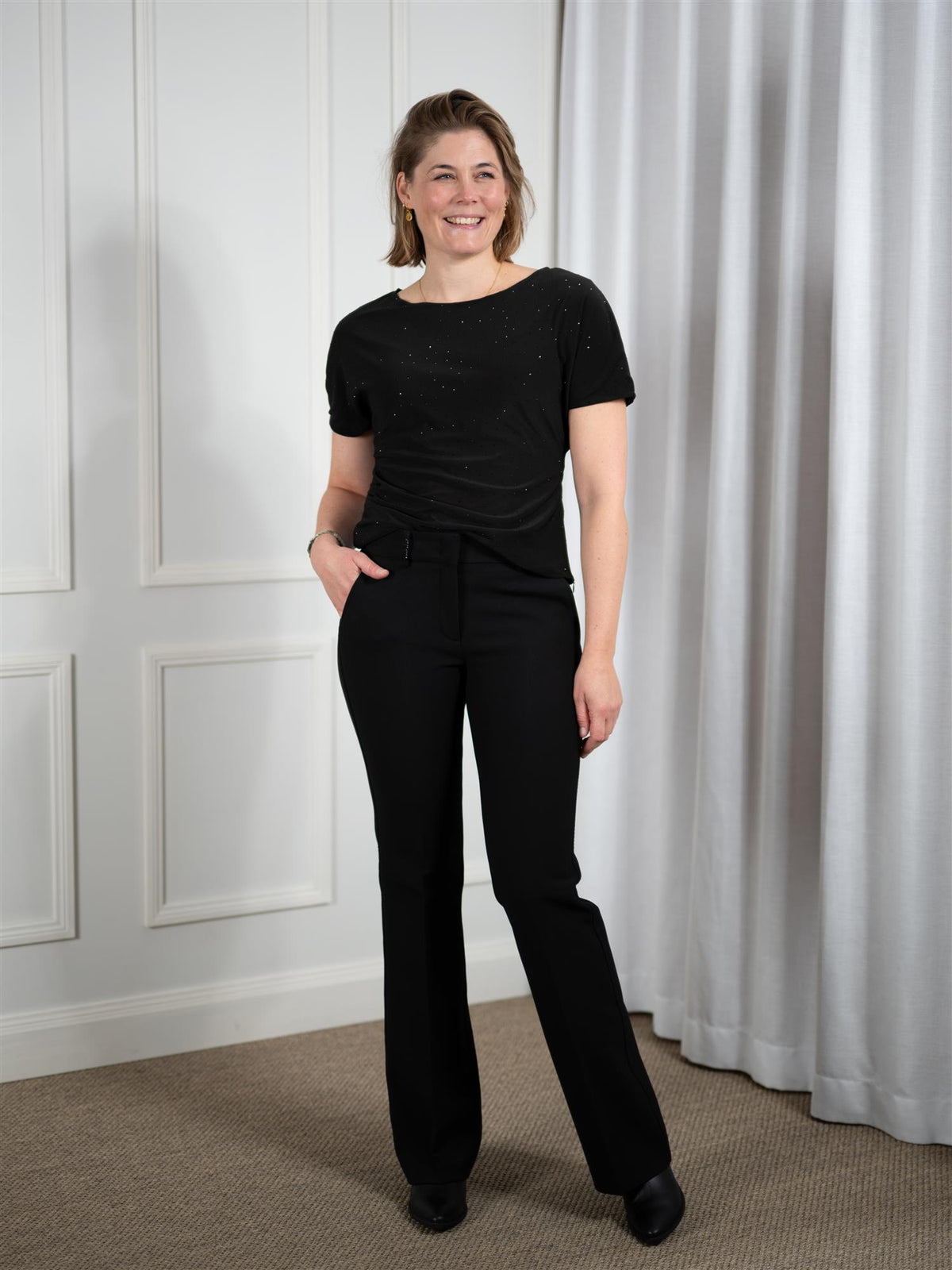 Iris Top Black