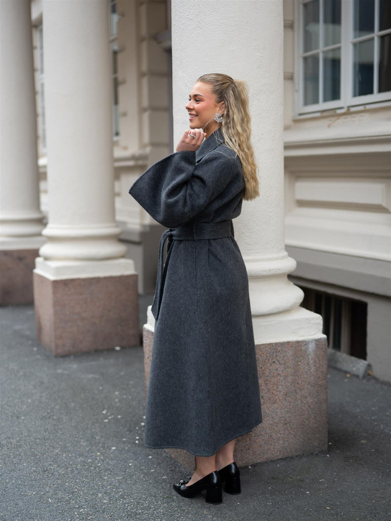 Ella&il Juli Coat Dark Grey