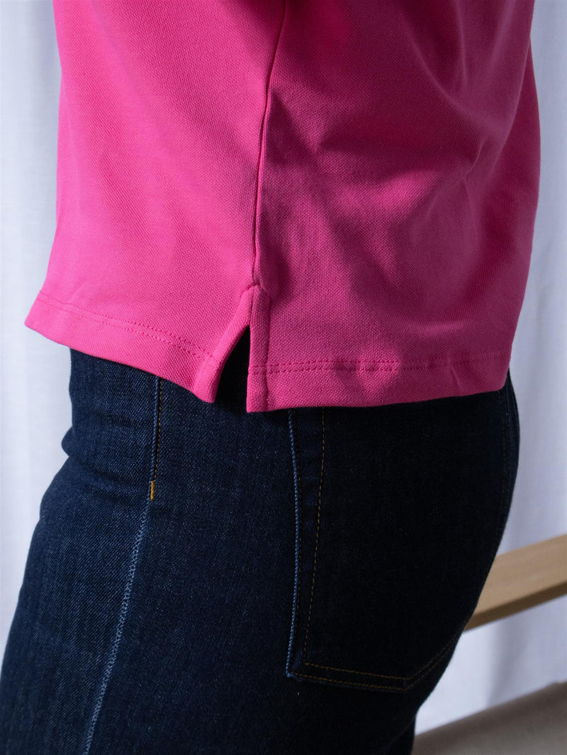 Barbour Bowford Polo Top Rose Pink