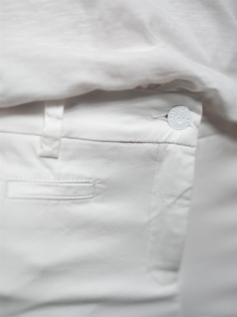 Cambio Stella Cropped White