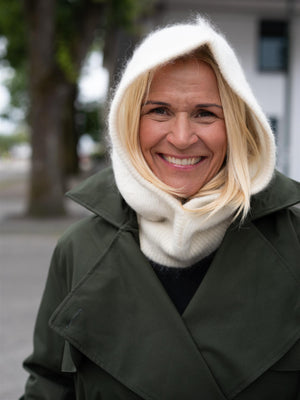 Ella&il Kajsa Chunky Balaclava Bright White