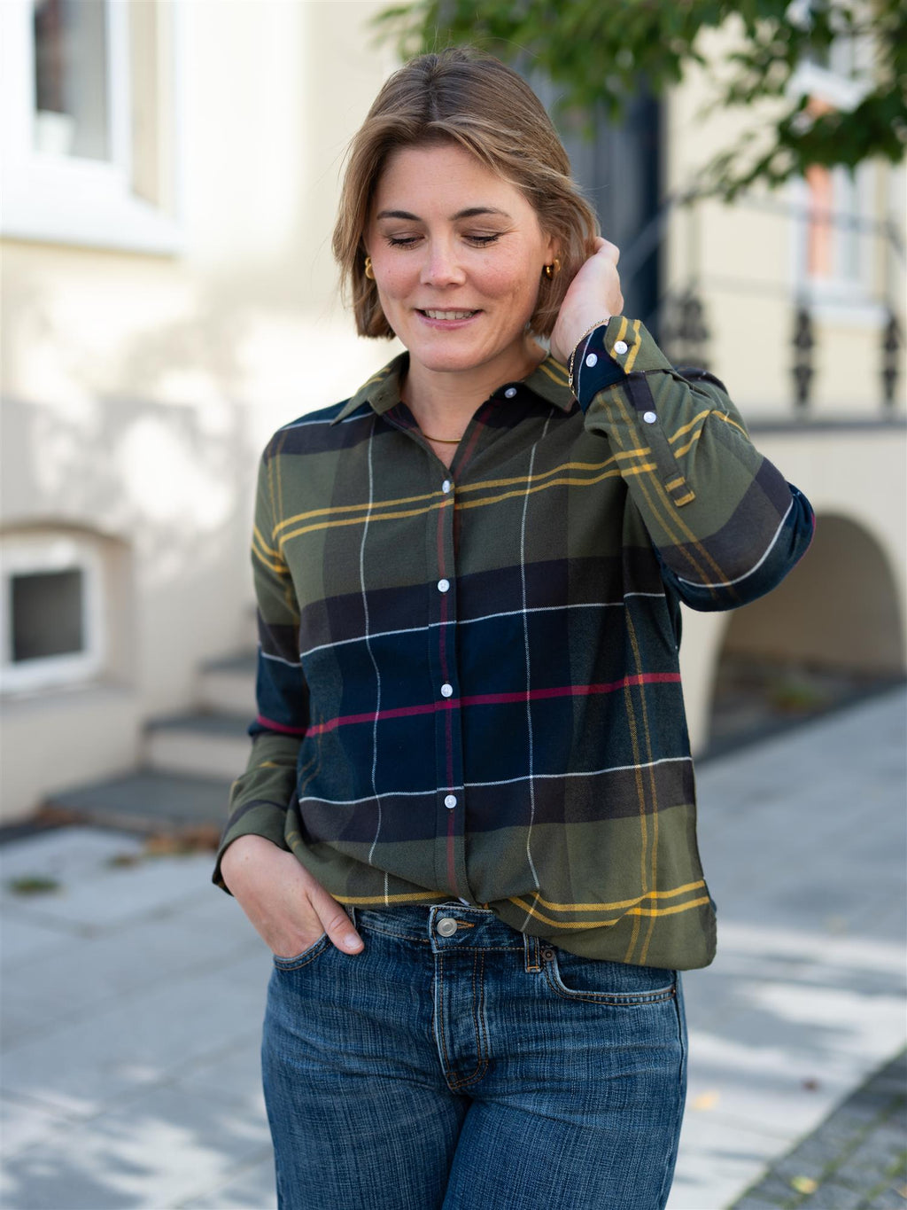 Barbour Anna Shirt Classic/Olive