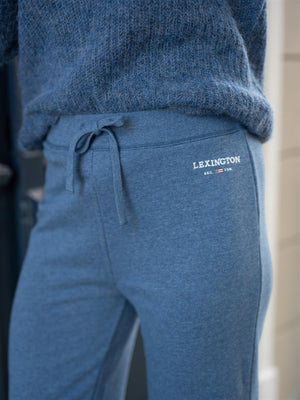 Lexington Classic Logo Jersey Pant Blue Melange