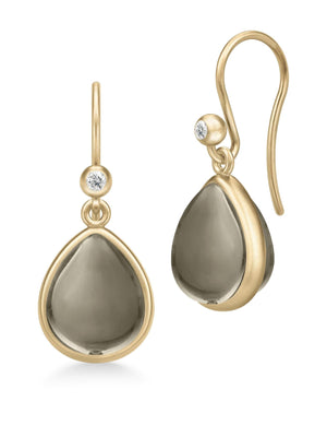 Julie Sandlau Paloma Earrings Smokey Crystal