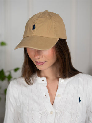 Polo The Iconic Cotton Chino Ball Cap Khaki