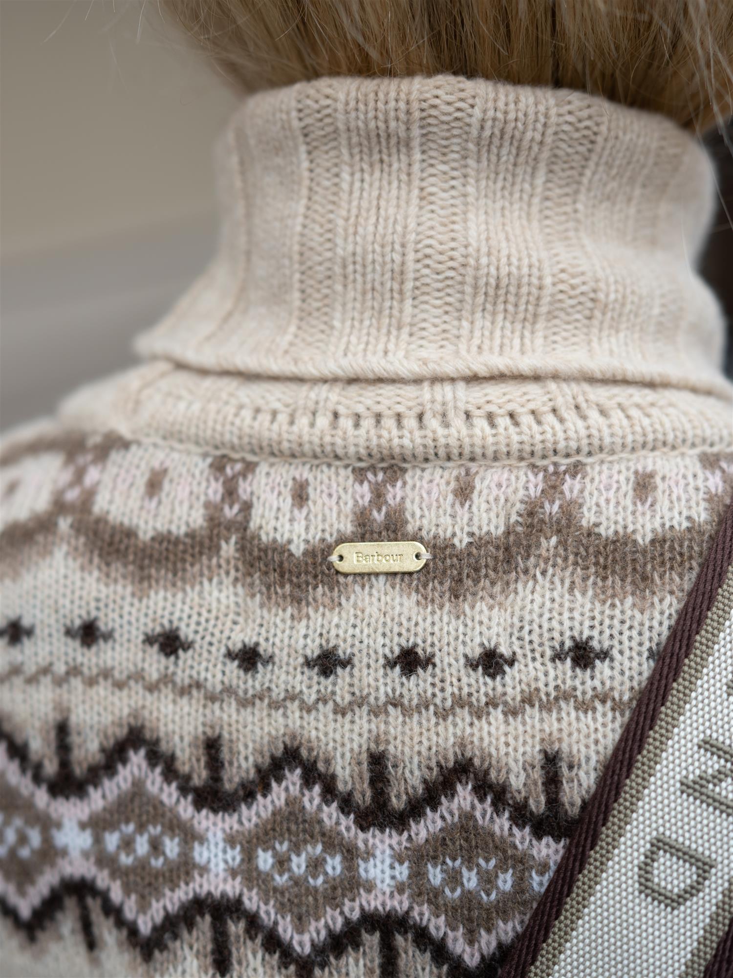 Helen Knit Light Pearl/Pale Pink