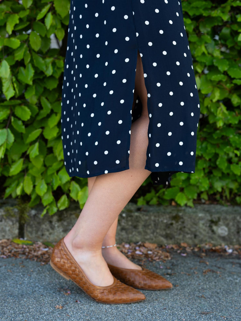 Gant Reg Dot Print Caftan Dress