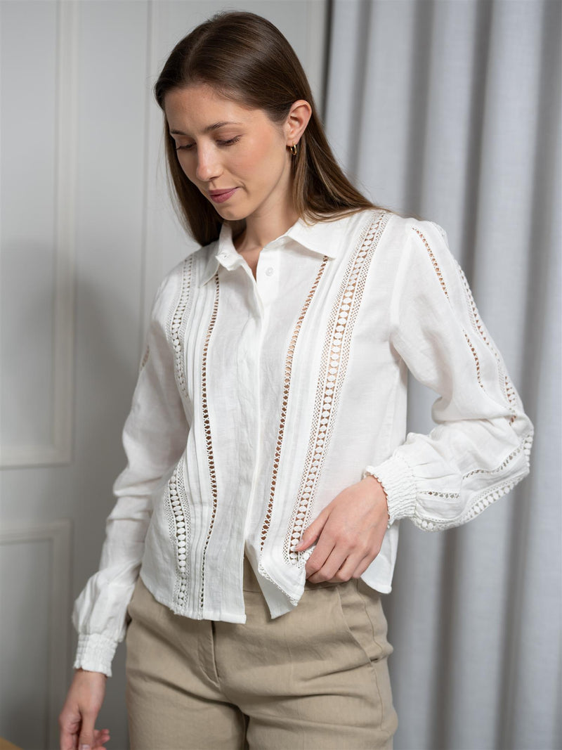 Camilla Pihl Fabiana Blouse White