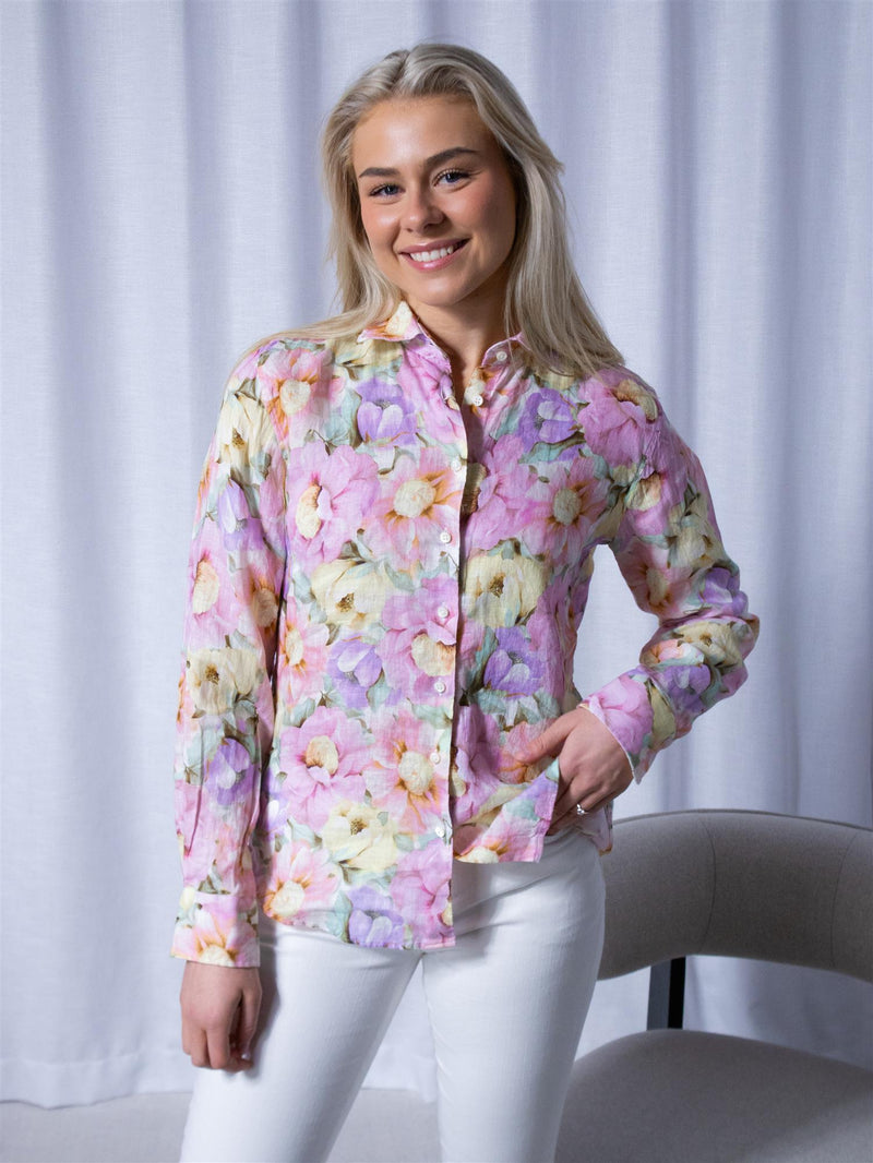 Stenströms Siri Shirt Light Pink Pattern