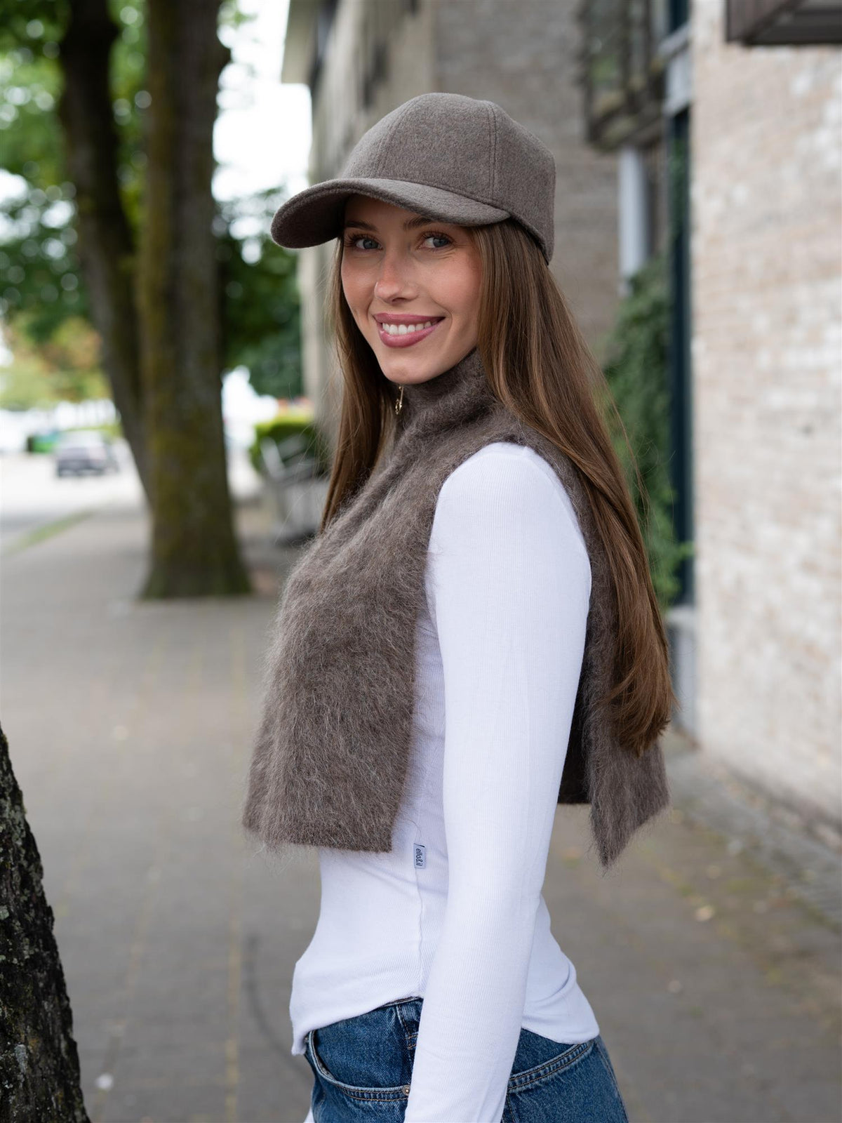 Belinda Chunky High Neck Brown