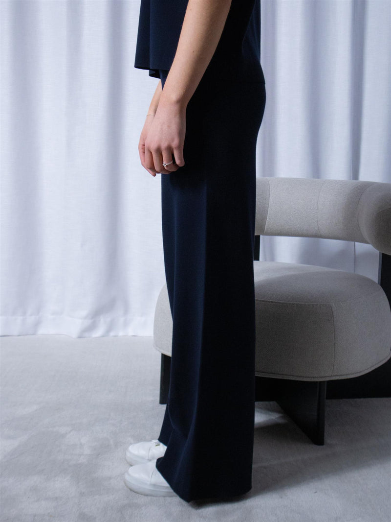 Stenströms Jupiter Pant Knit Navy