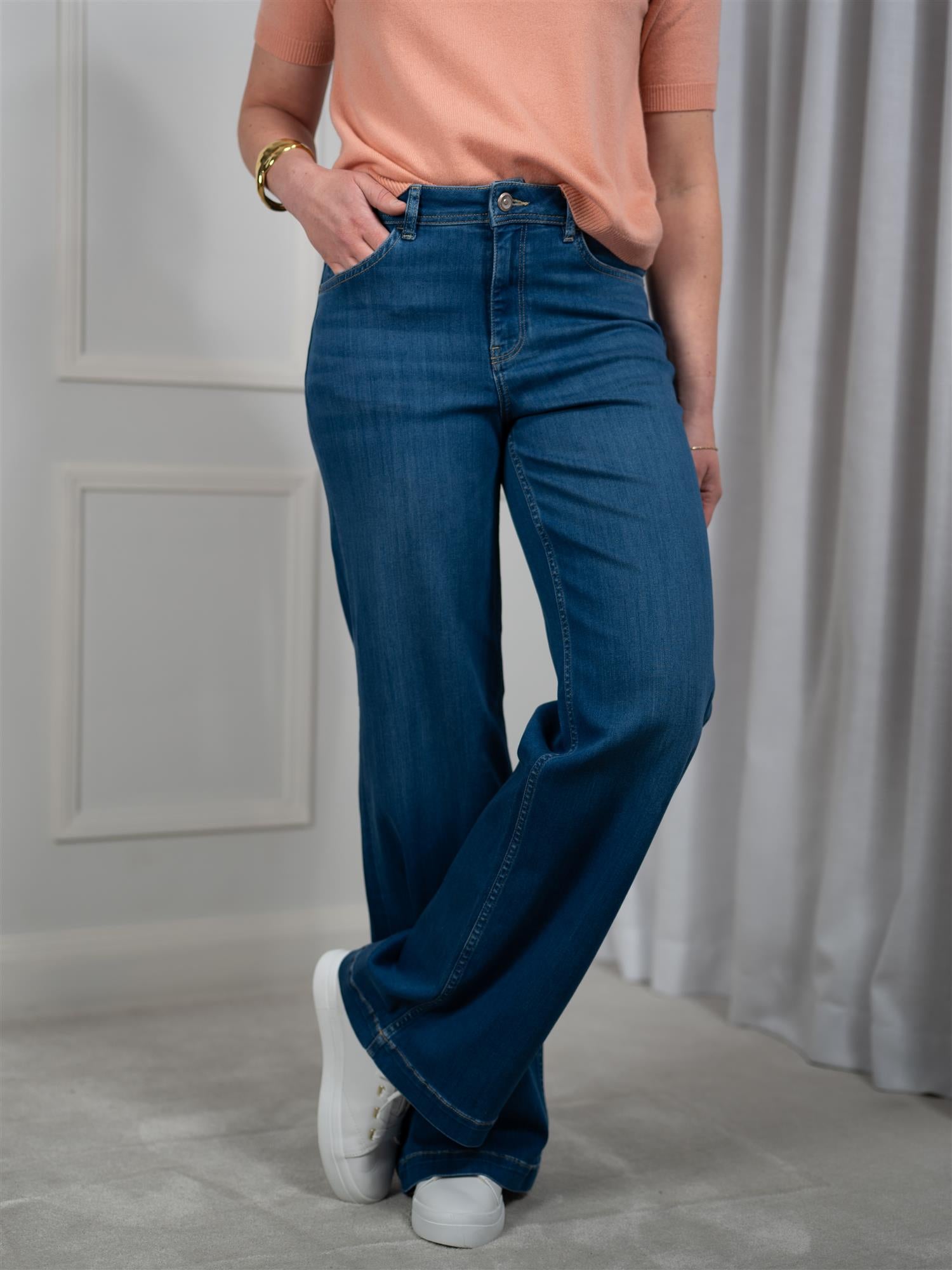 Mmdara Deluxe Jeans Mid Blue