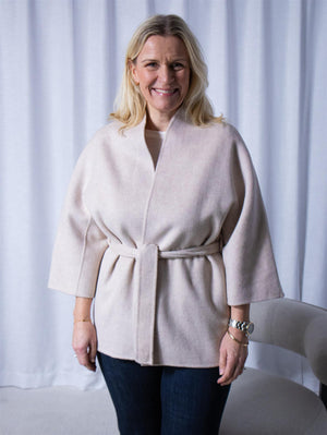 Christian Aks Akiko Wool Jacket Sand