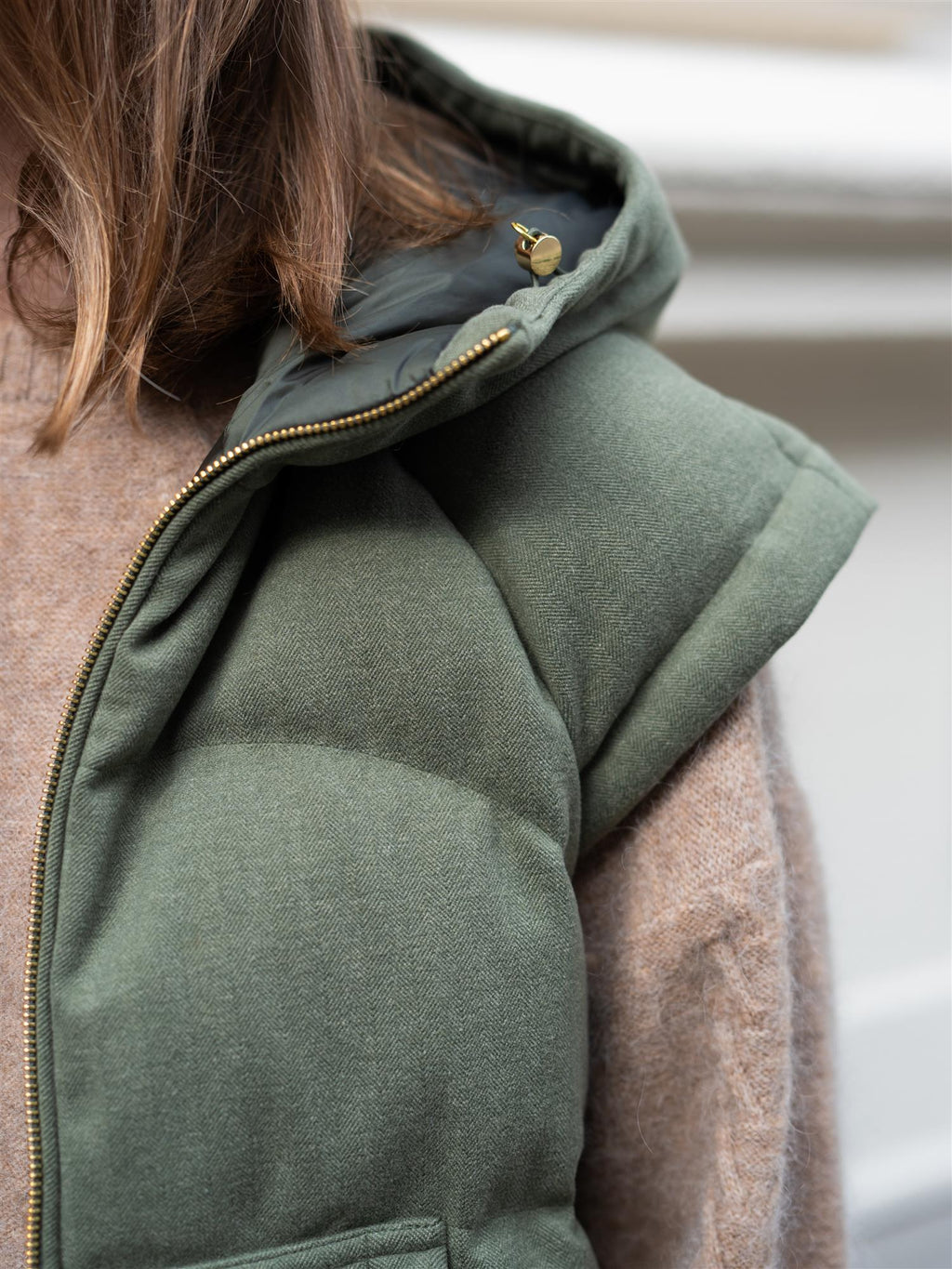 Colmar Quilted Vest With Hood