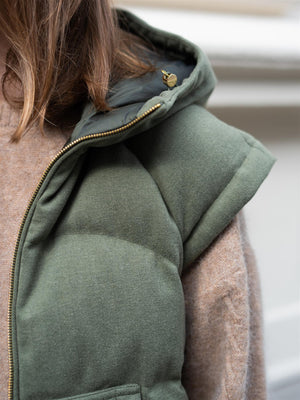 Colmar Quilted Vest With Hood