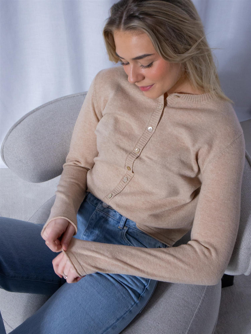 Dear Dharma Clara Carign Beige Melange