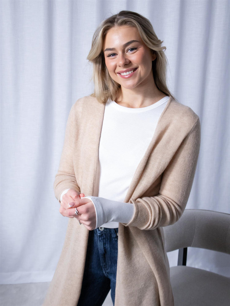 Dear Dharma Breeze Cardi Beige Melange