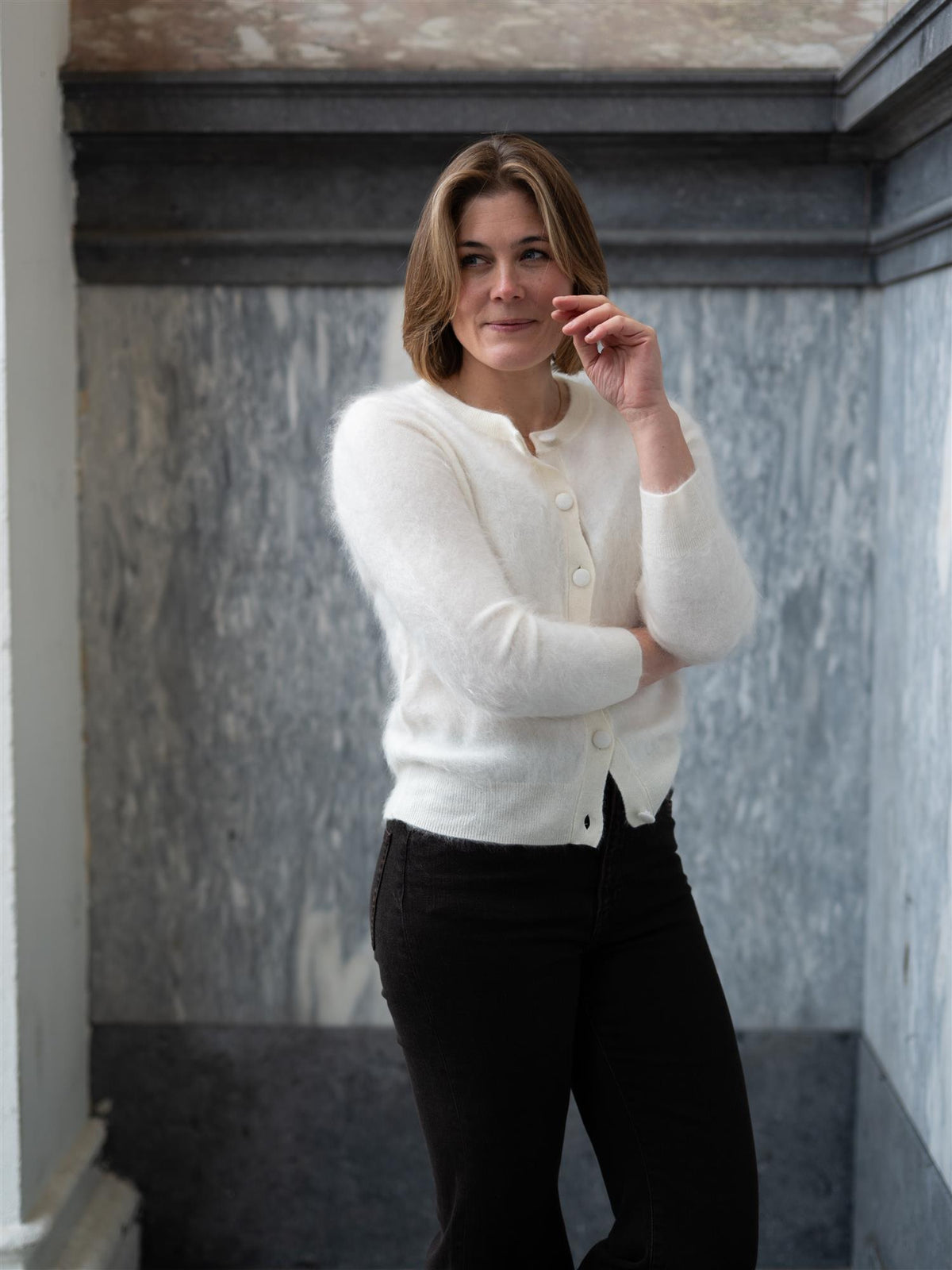 Breeze Cardigan Ecru