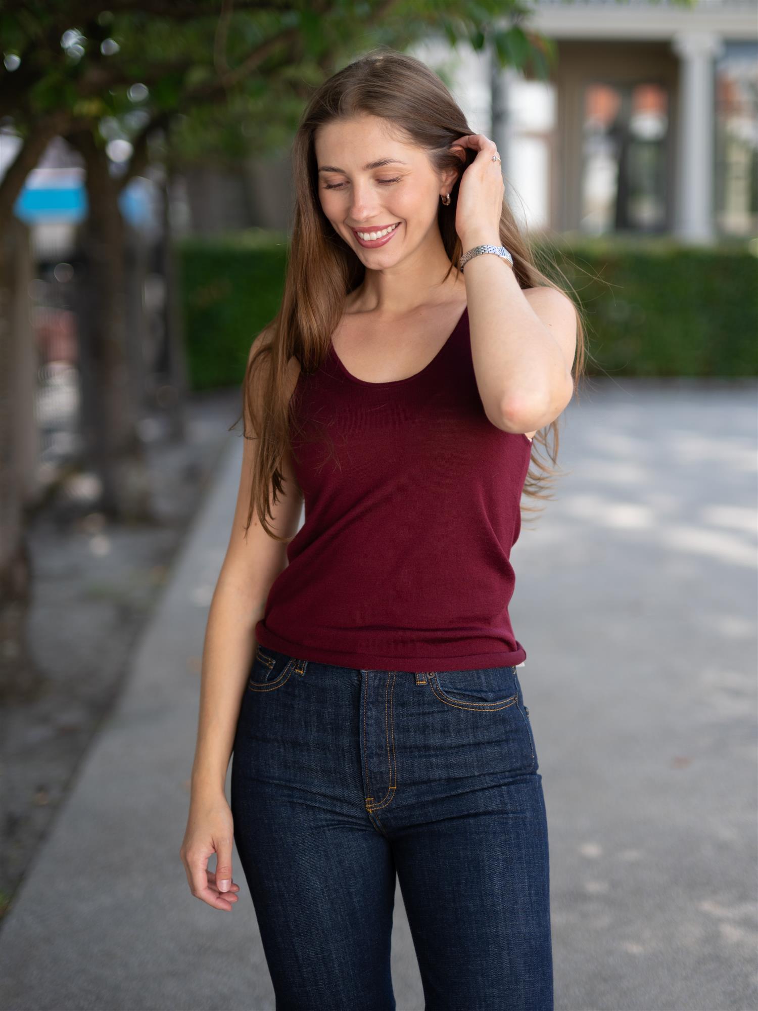 Emmie Tank Top Plum