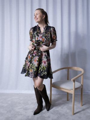 Hale Bob Haley Short Dress Black