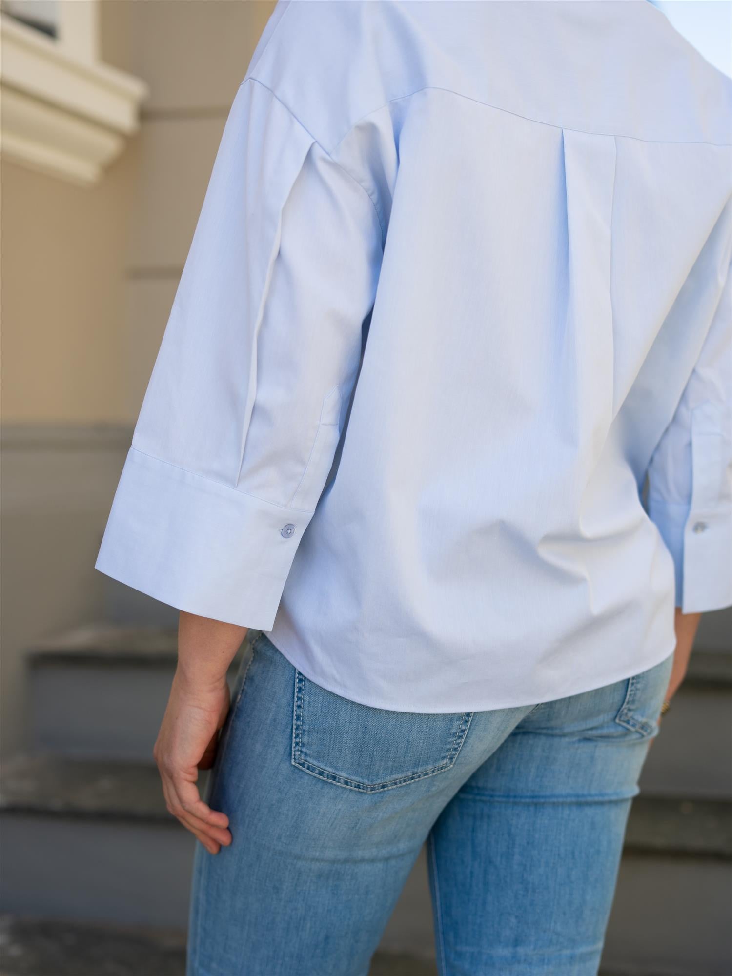 MMBritze Cam Cotton Blouse Skyway