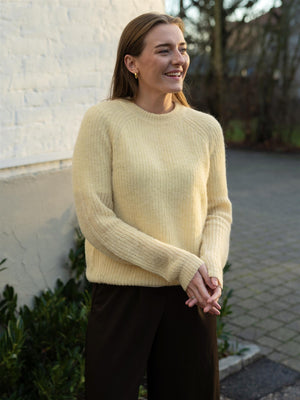 Lexington Alpaca Blend Ragland Sweater Yellow