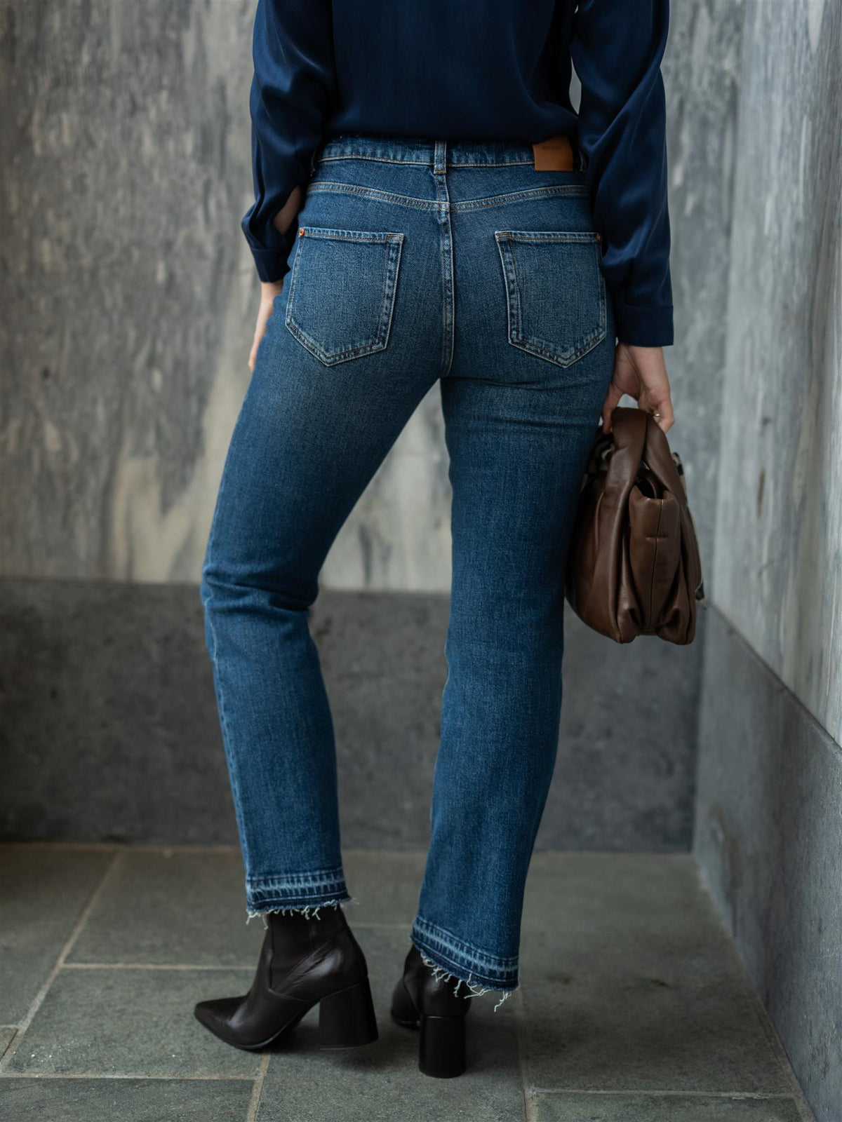 Mmashley Galleon Raw Jeans Blue