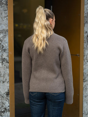 Natura Cashmere Julia Cardigan Brown